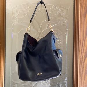 Coach Black Pennie Handbag